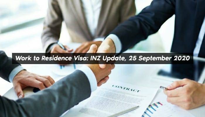 work to residence visa nz