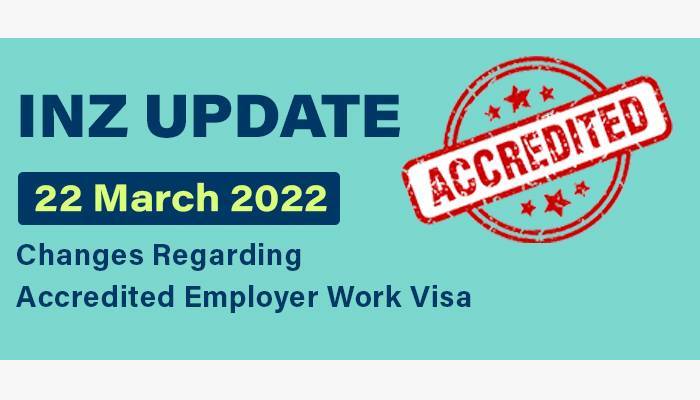 Accredited Employer Work Visa Changes