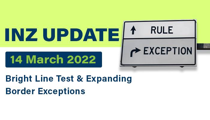 Bright Line Test & Expanding Border Exceptions