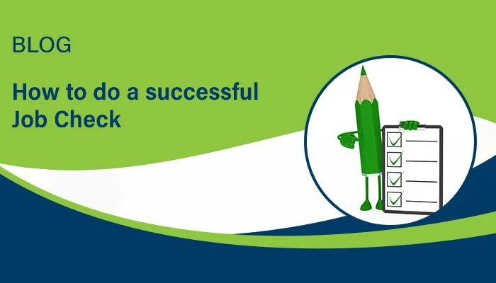 how to do a successful job check