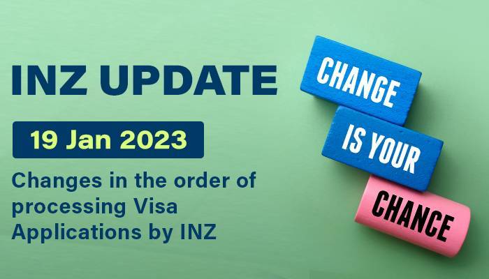 Changes in the Order of Processing Visa Applications by INZ