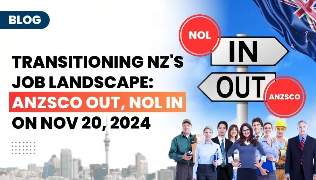 Transitioning NZ’s Job Landscape: ANZSCO Out, NOL In on November 20, 2024