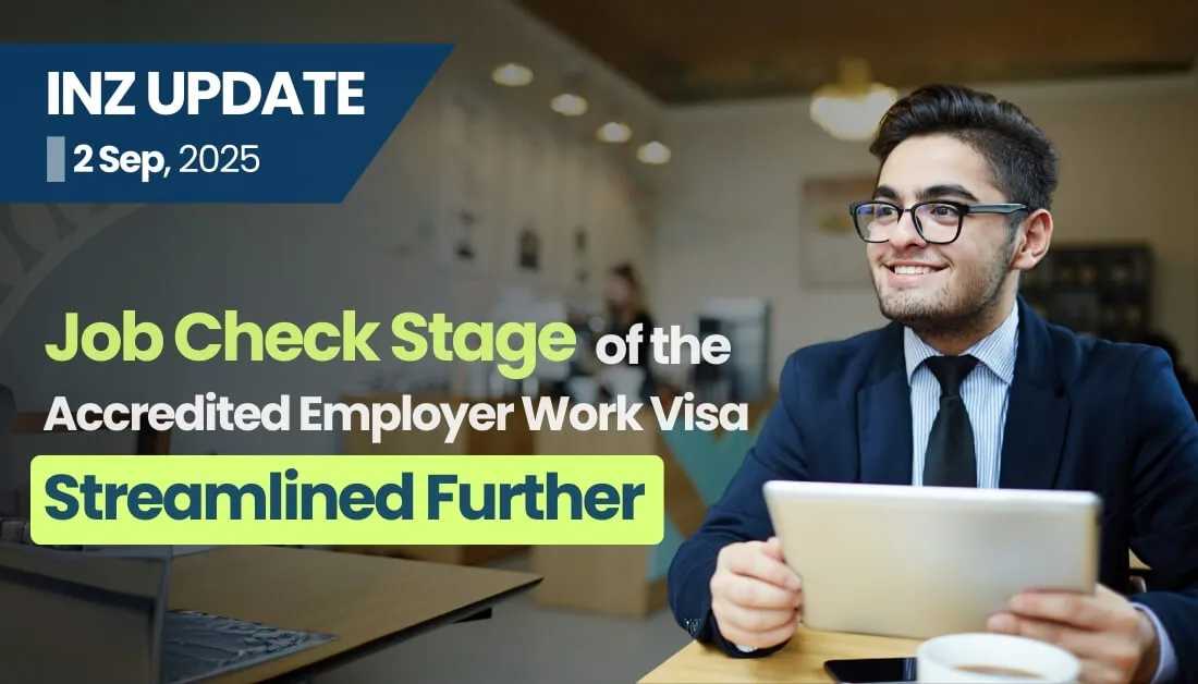 INZ Update — Job Check Applications (go-live 29 September 2025)