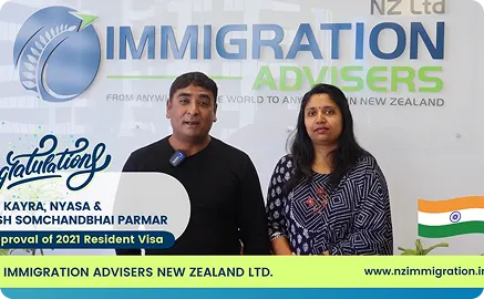 2021 Resident Visa Approval Happy Client Alpesh Somchandbhai Immigration Advisers NZ Ltd