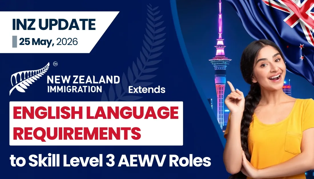INZ Extends English Language Rules for AEWV Skill Level 3 Jobs
